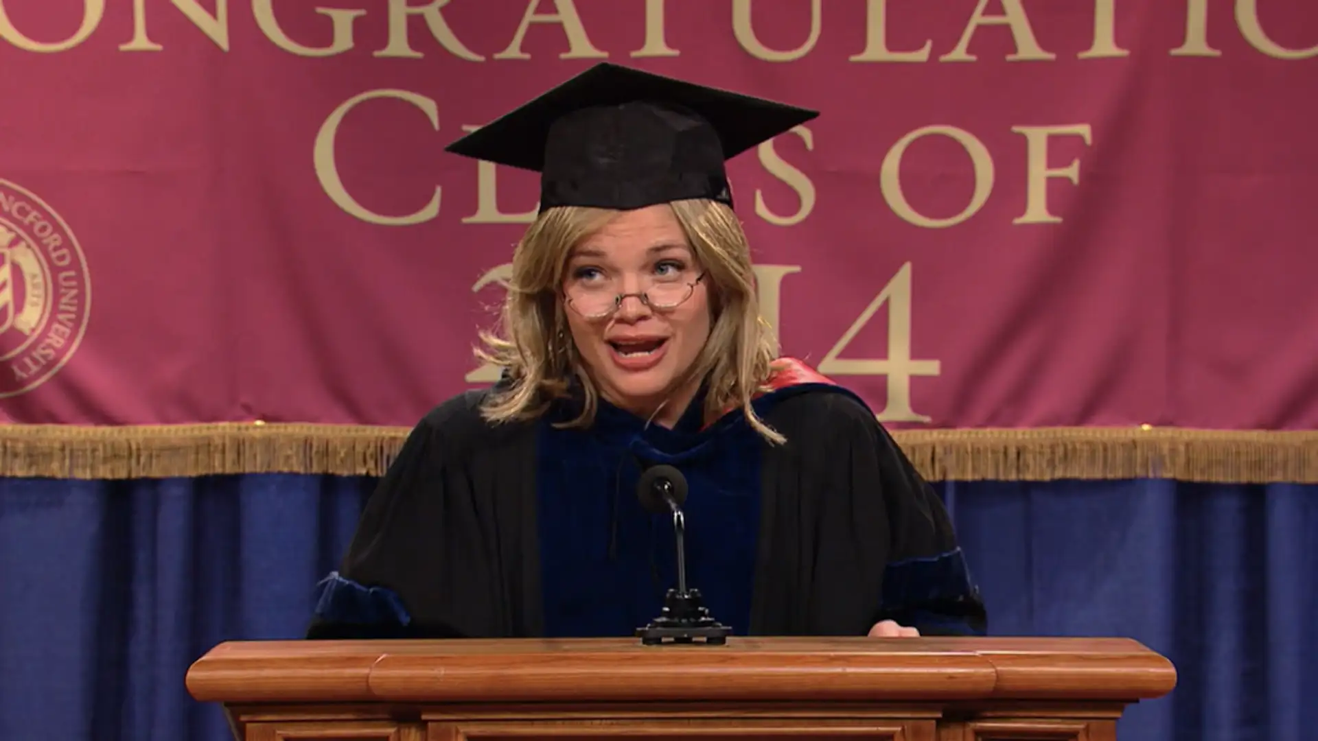 Old Man Ruins Graduation