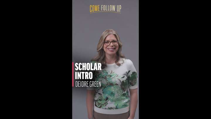 April 8-April 14 | Jacob 5-7 | Scholar Intro: Deidre Green