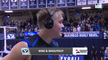 Miks Ramanis with an Emotional Senior night