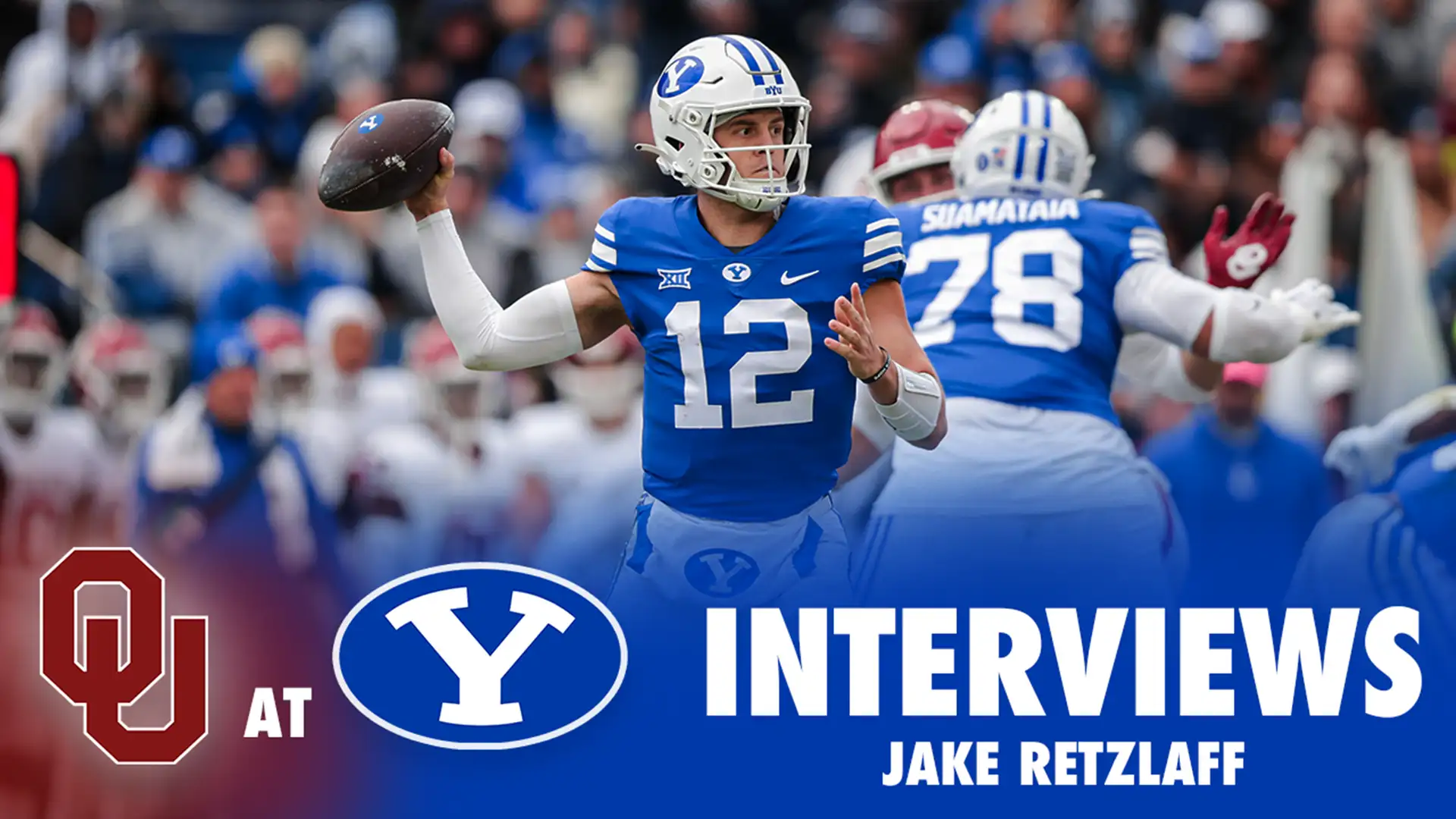 BYU vs Oklahoma: Jacob Retzlaff Postgame Interview