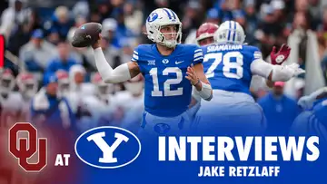 BYU vs Oklahoma: Jacob Retzlaff Postgame Interview