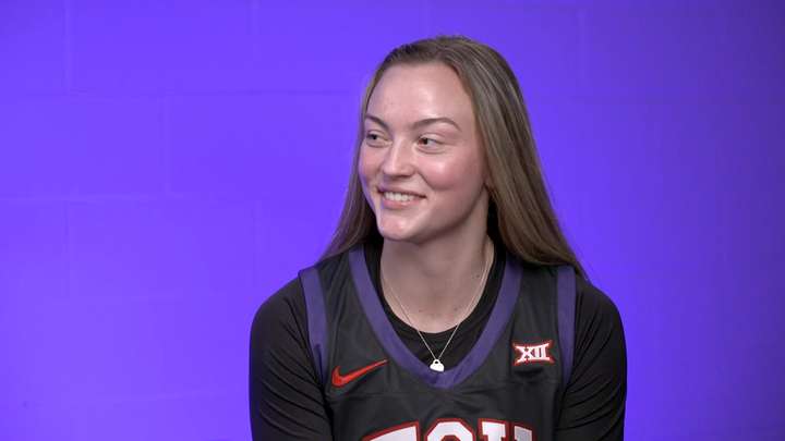 Madison Conner at the Big 12 Media Days