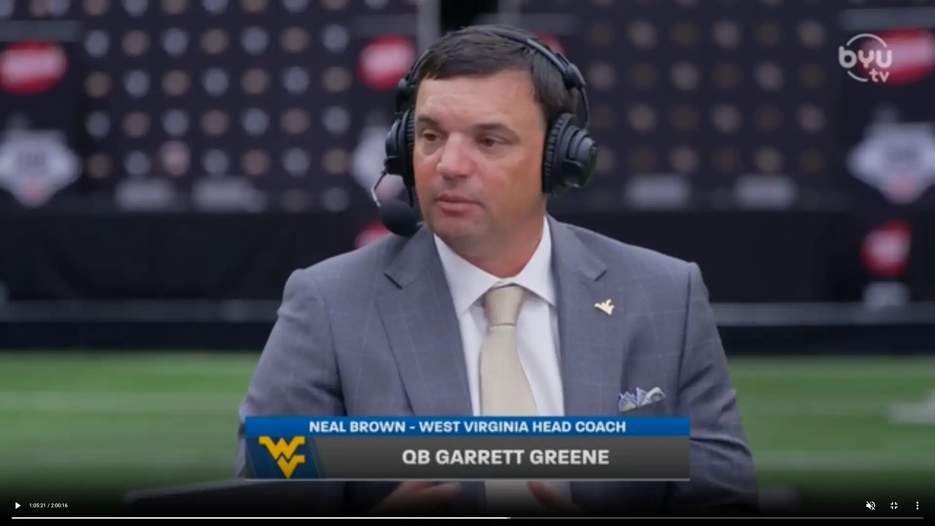 Neal Brown at 2024 Big 12 Media Days
