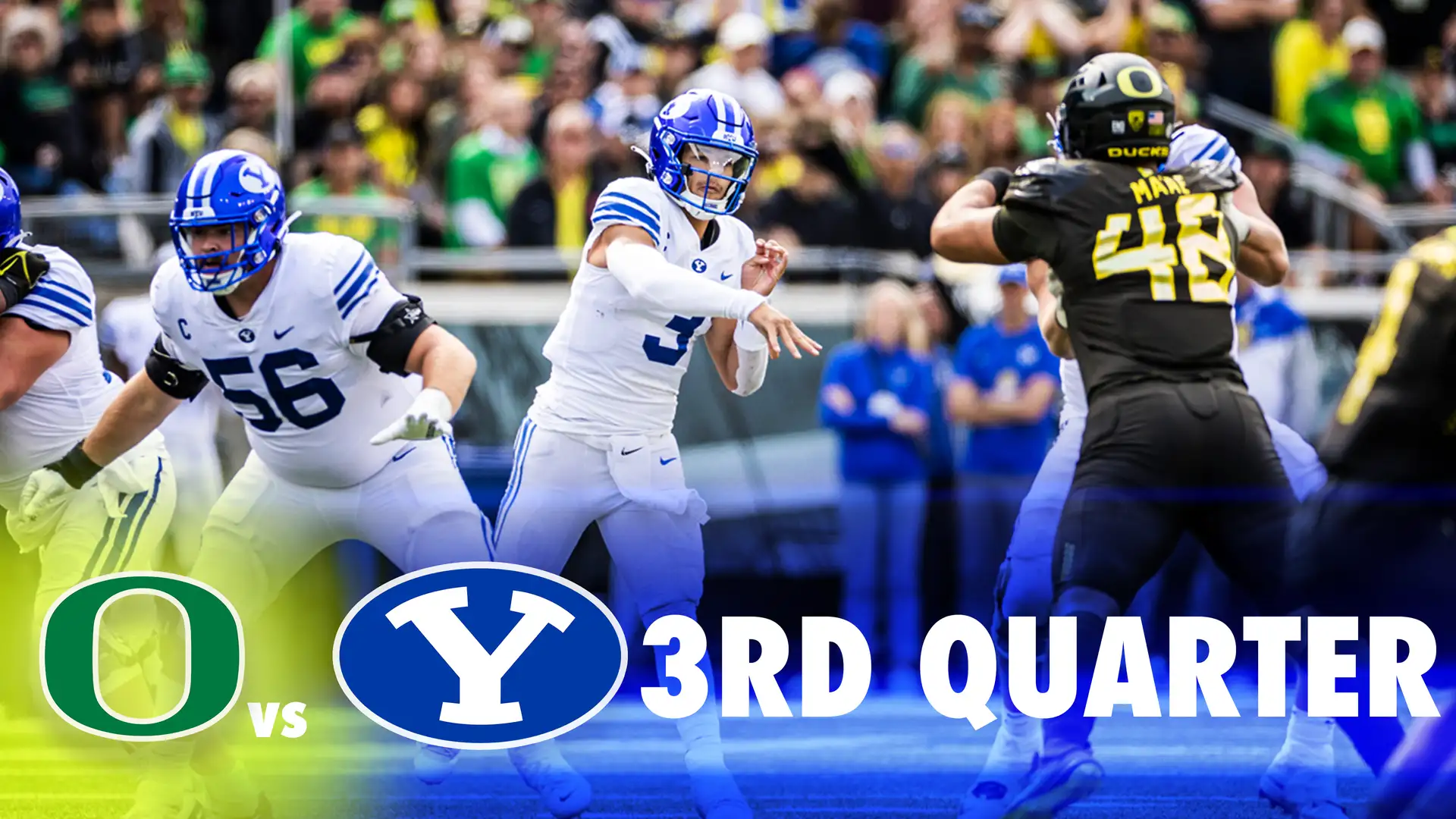 BYU vs Oregon: 3rd Quarter