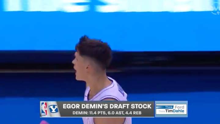 BYU Basketball and Egor Draft Stock