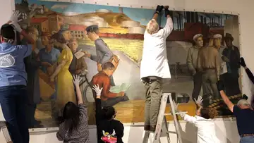 WPA Mural