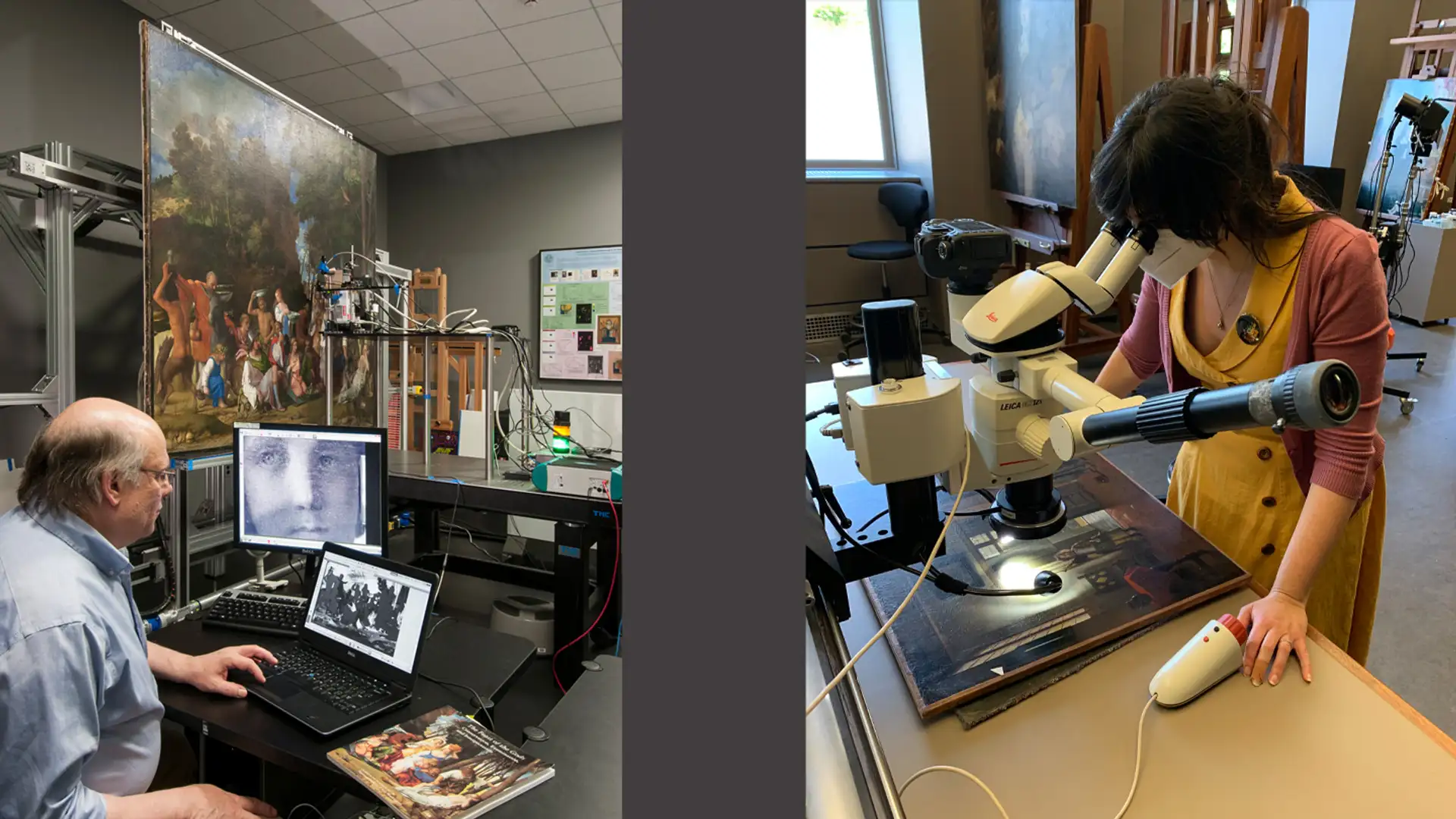 Peering Under Paintings