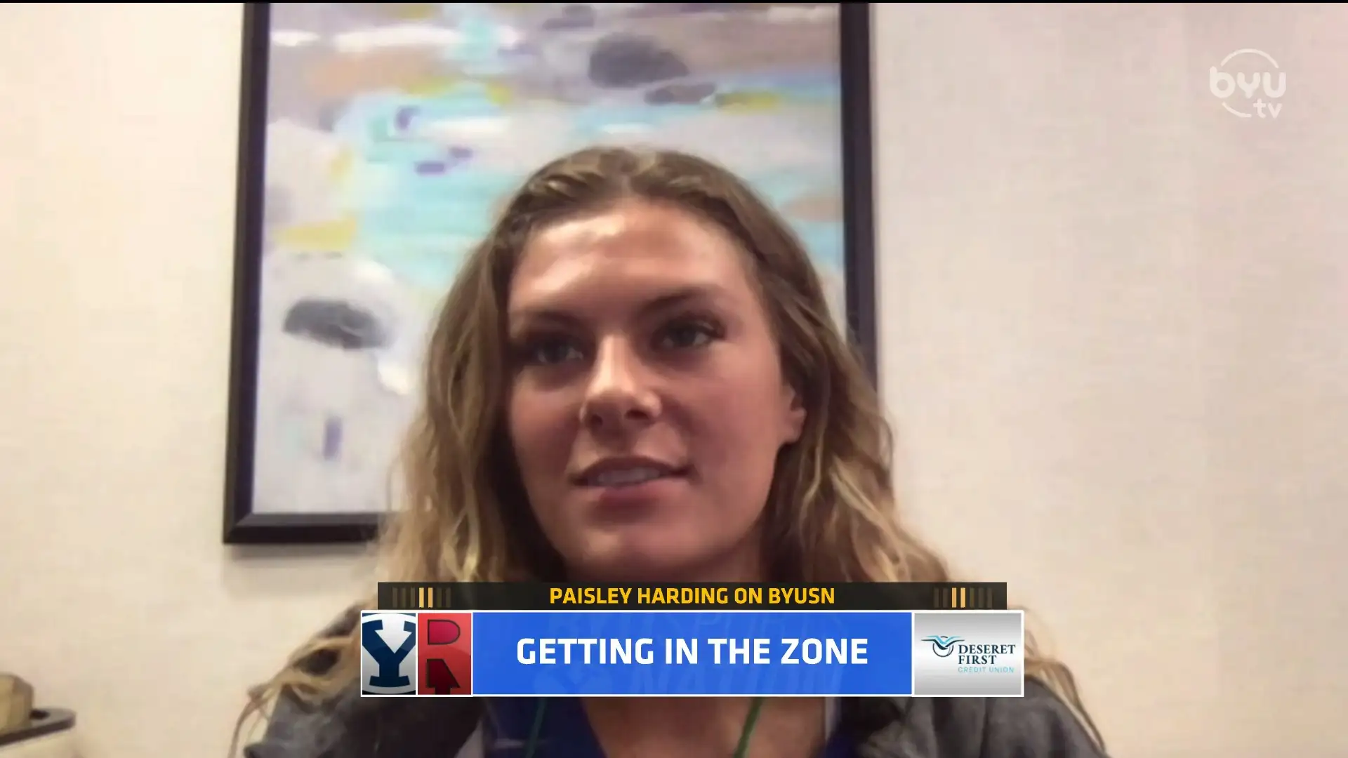 Paisley Harding on BYUSN