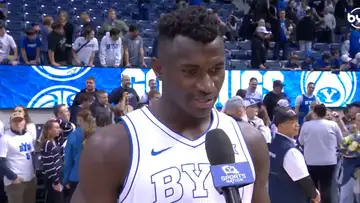 Keba on his flu game and how the crowd spurred the team and his energy