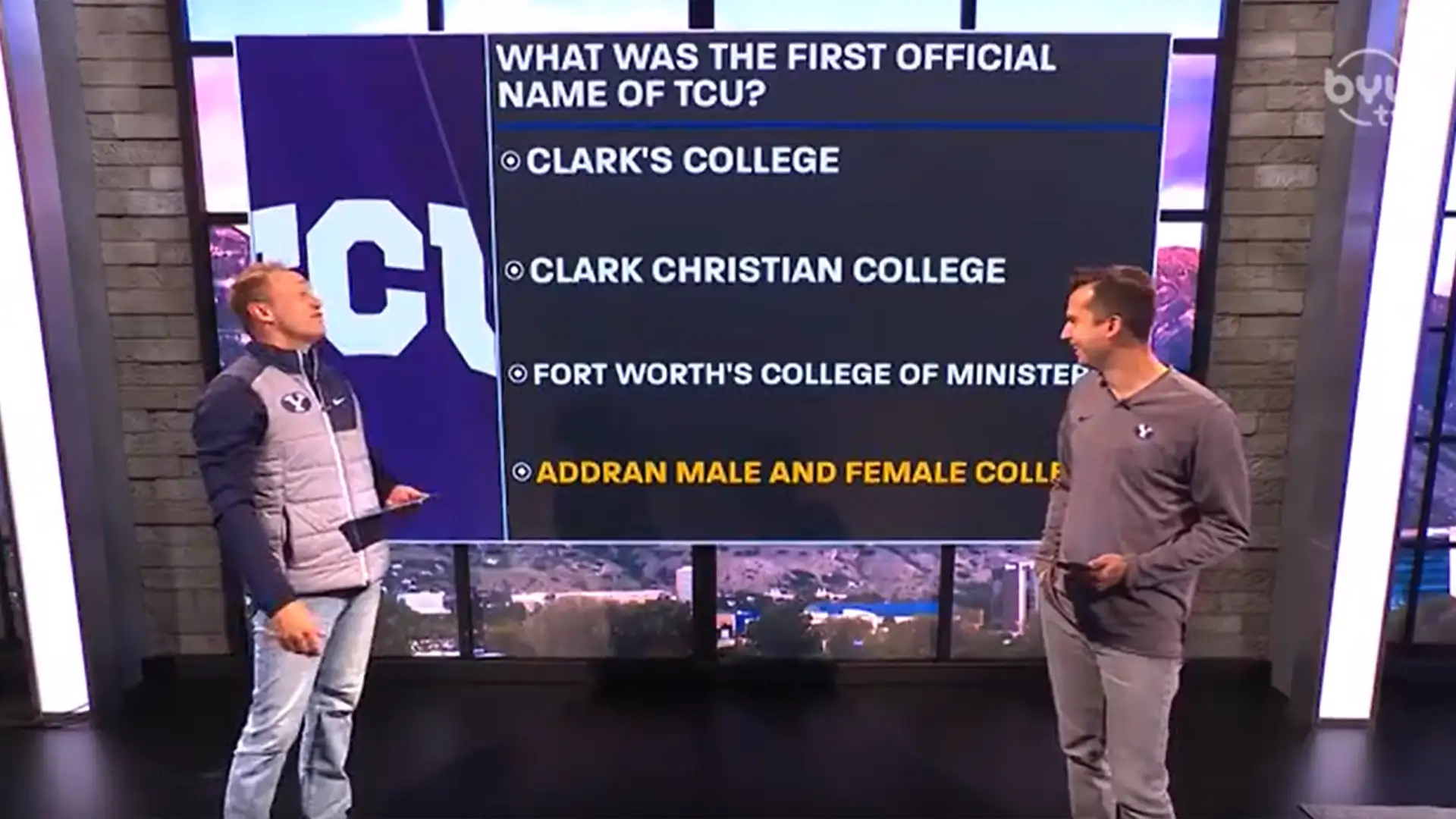 Know the Foe: TCU