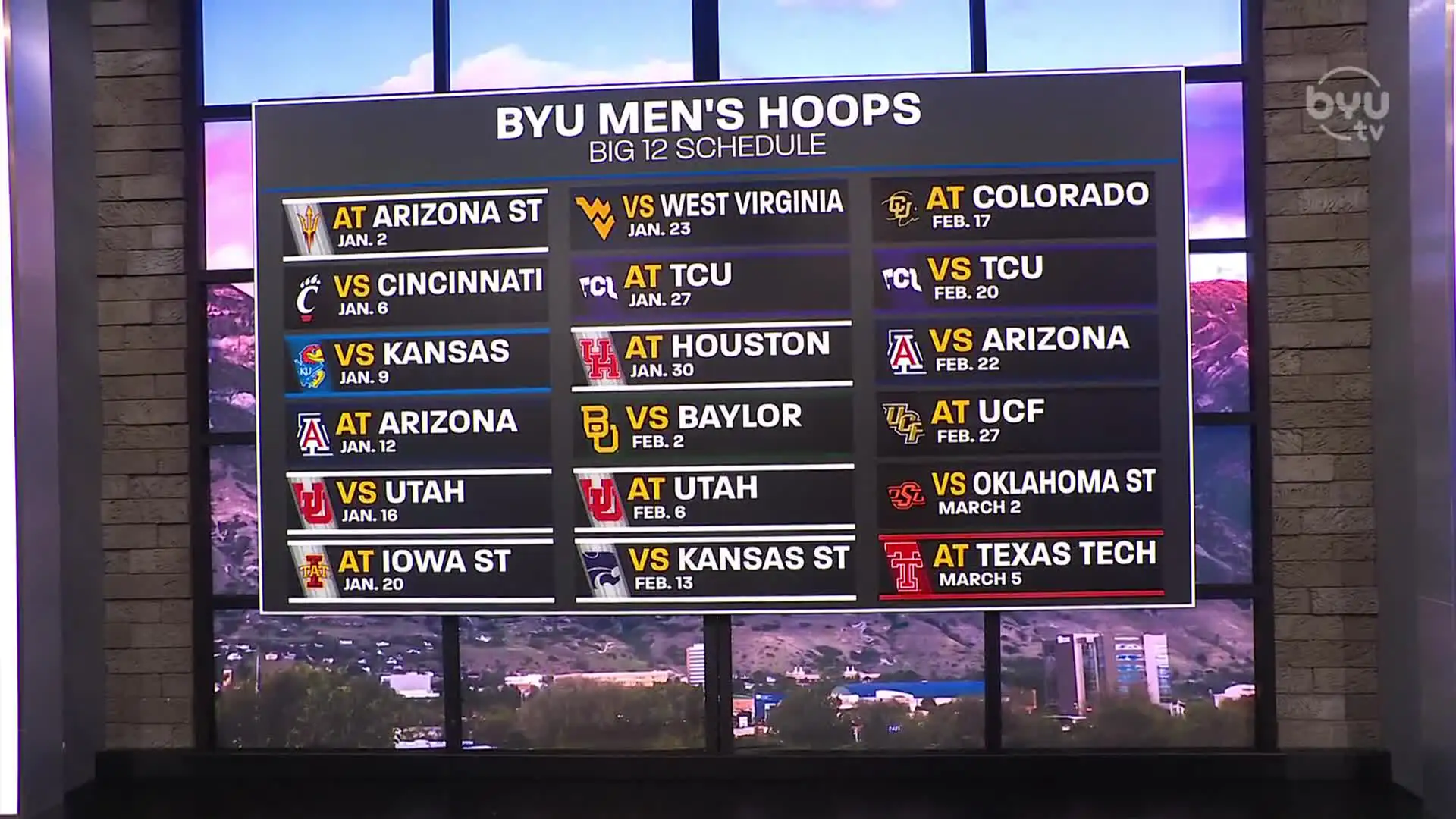 Men's Basketball Schedule