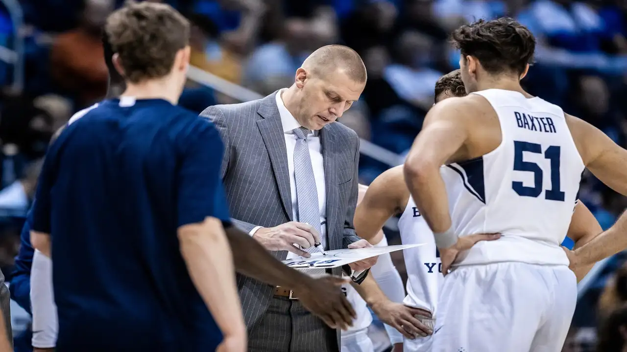 BYU MBB HC Mark Pope, Media Availability November 23 - Behind the Mic - BYU  Radio