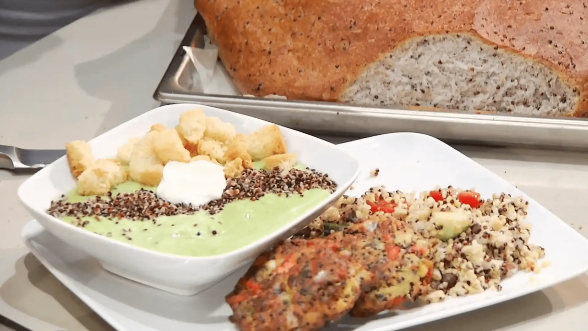 Black Quinoa and Black Beans