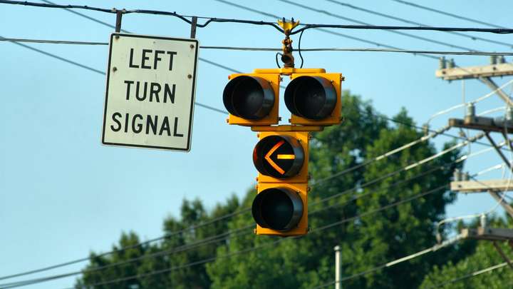 Turning Left Turns Into Traffic Problems