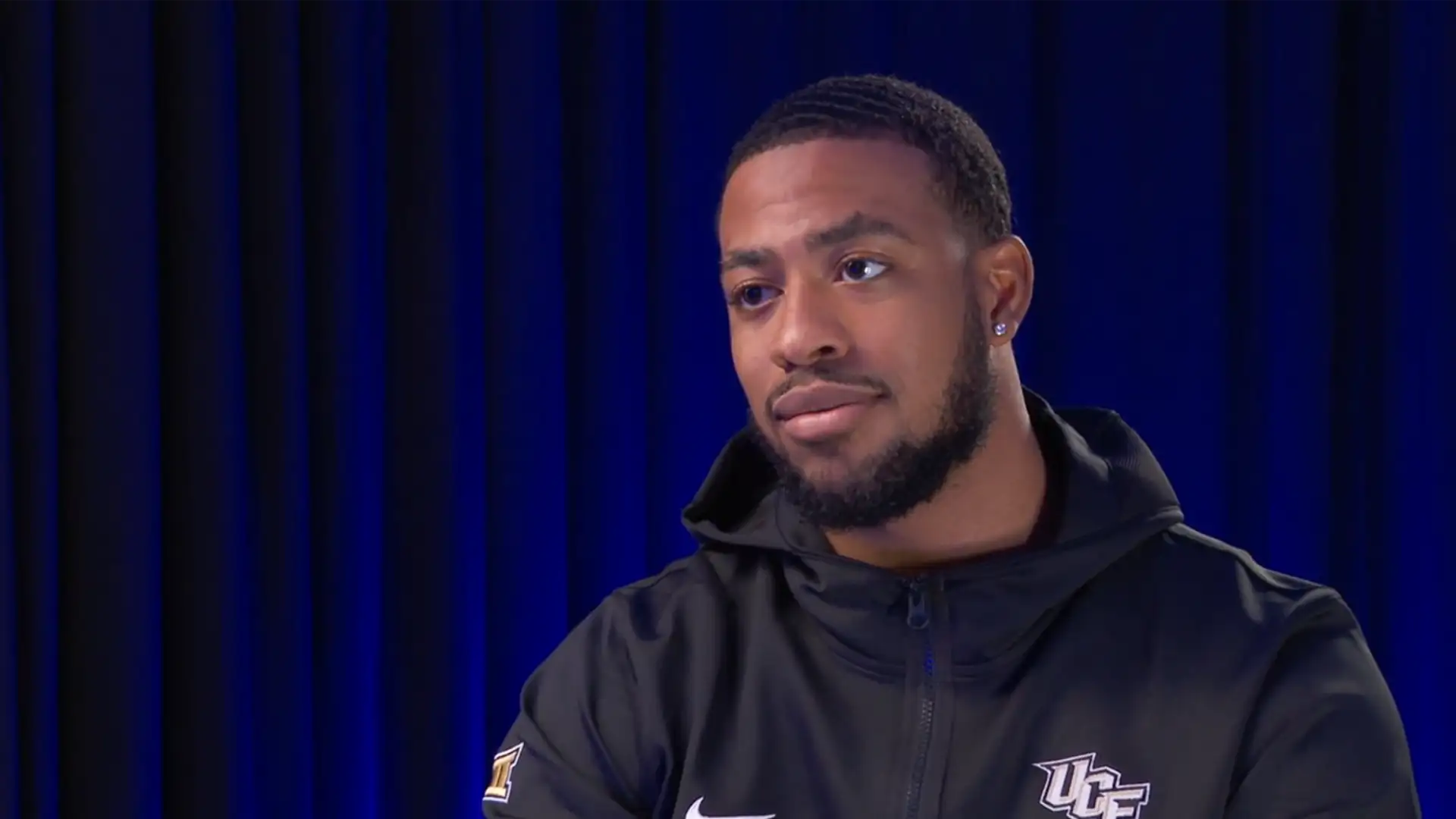 Darius Johnson at the 2024 Big 12 Media Days