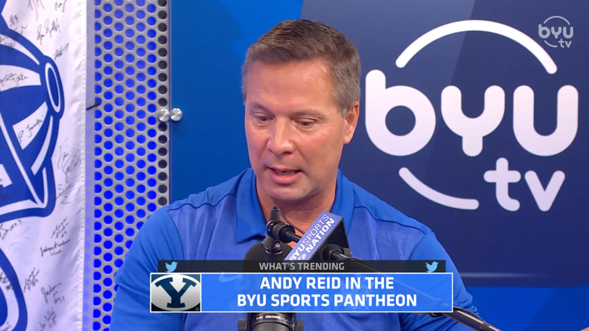 Andy Reid in the BYU Sports Pantheon