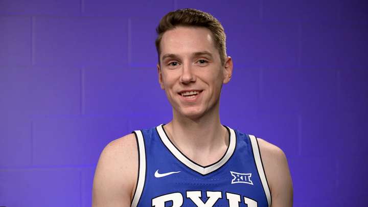 Spencer Johnson at the 2023 Big 12 Media Days