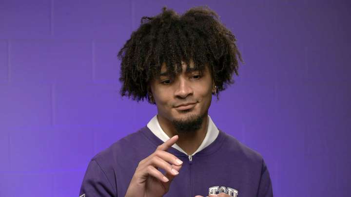 Micah Peavy at the 2023 Big 12 Media Days
