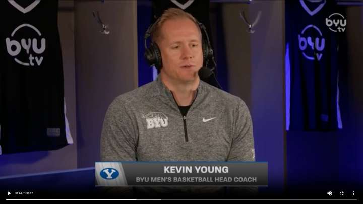 BYU Men's Basketball Big 12 Media Days with Kevin Young