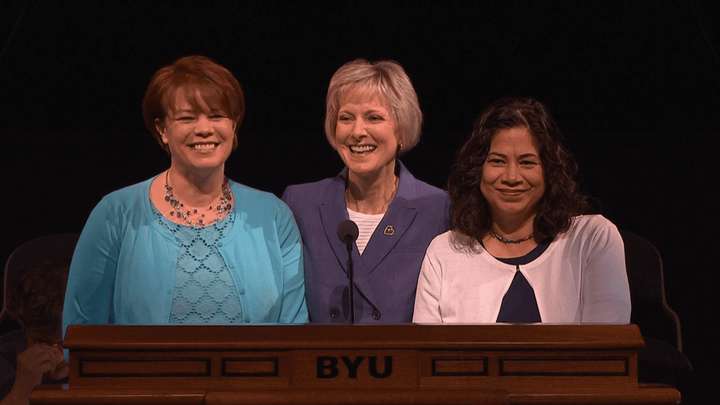 Relief Society General Presidency - Jean B. Bingham; Sharon Eubank; Reyna I. Abu