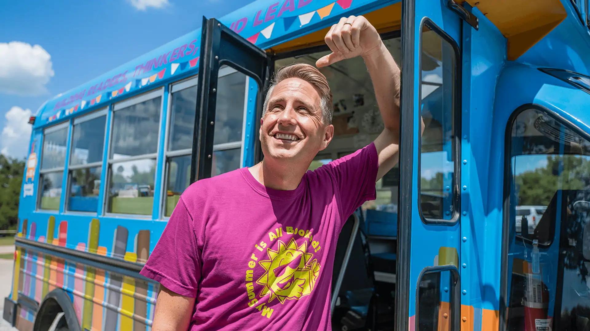 Gaining Ground Book Bus