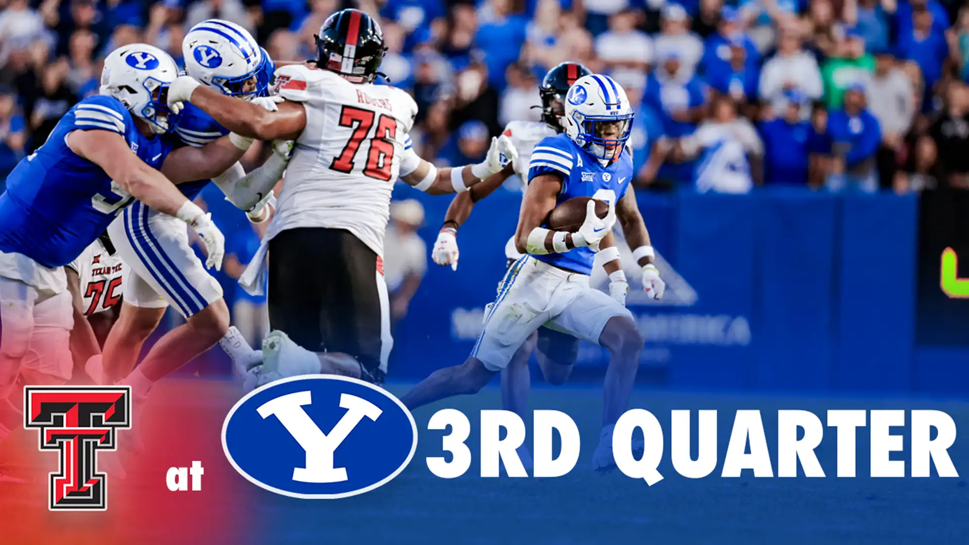 BYU vs Texas Tech: 3rd Quarter