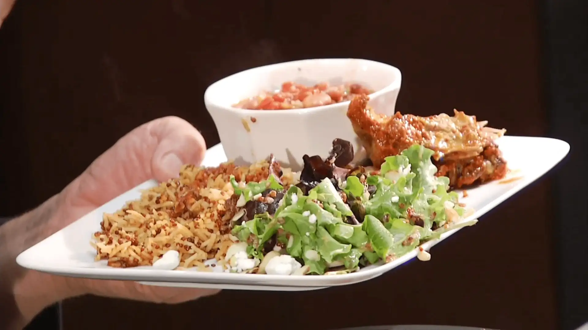 Red Quinoa and Anasazi Beans