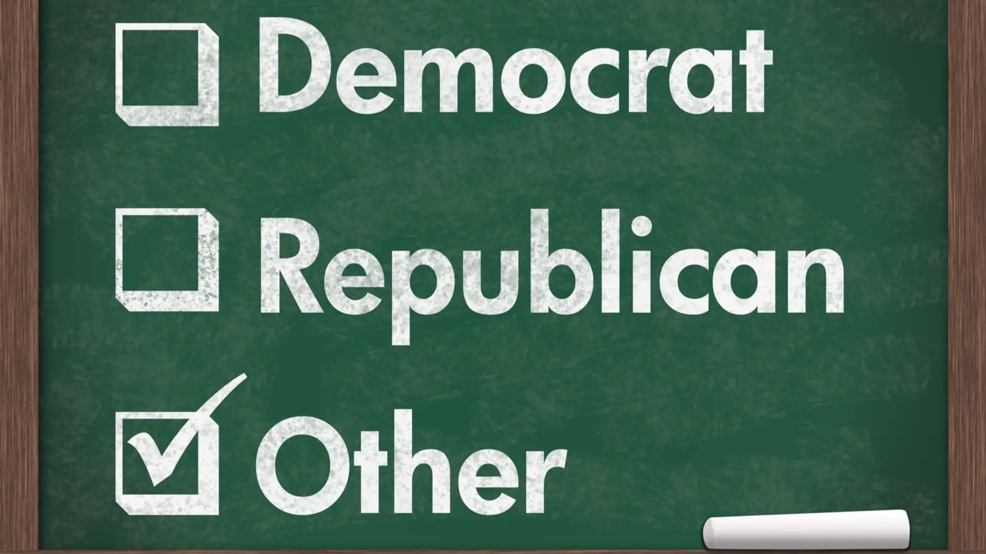 Republicans, Democrats, and . . .?