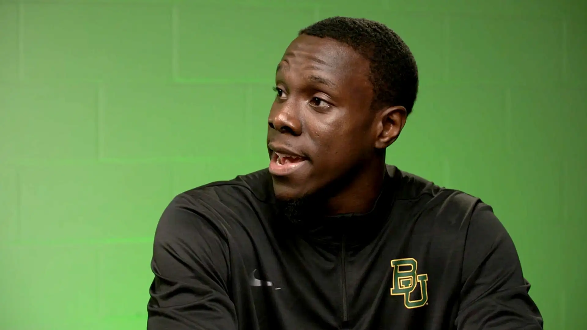 Jonathan Tchamwa Tchatchoua at the Big 12 Media Days