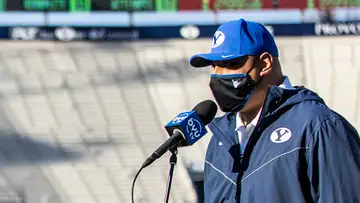 BYU Head Coach Kalani Sitake post-practice interview, Mar. 1.
