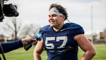 Keanu Tanuvasa at Big 12 Media Days