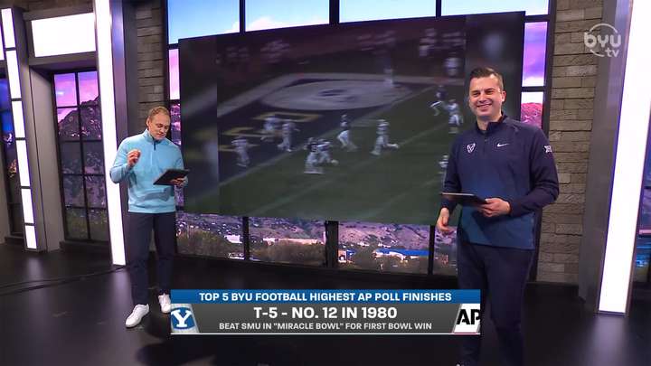 Today's Top 5 Tuesday includes BYU Footballs Highest AP Poll Finishes, is the 2024 season in the top 5?