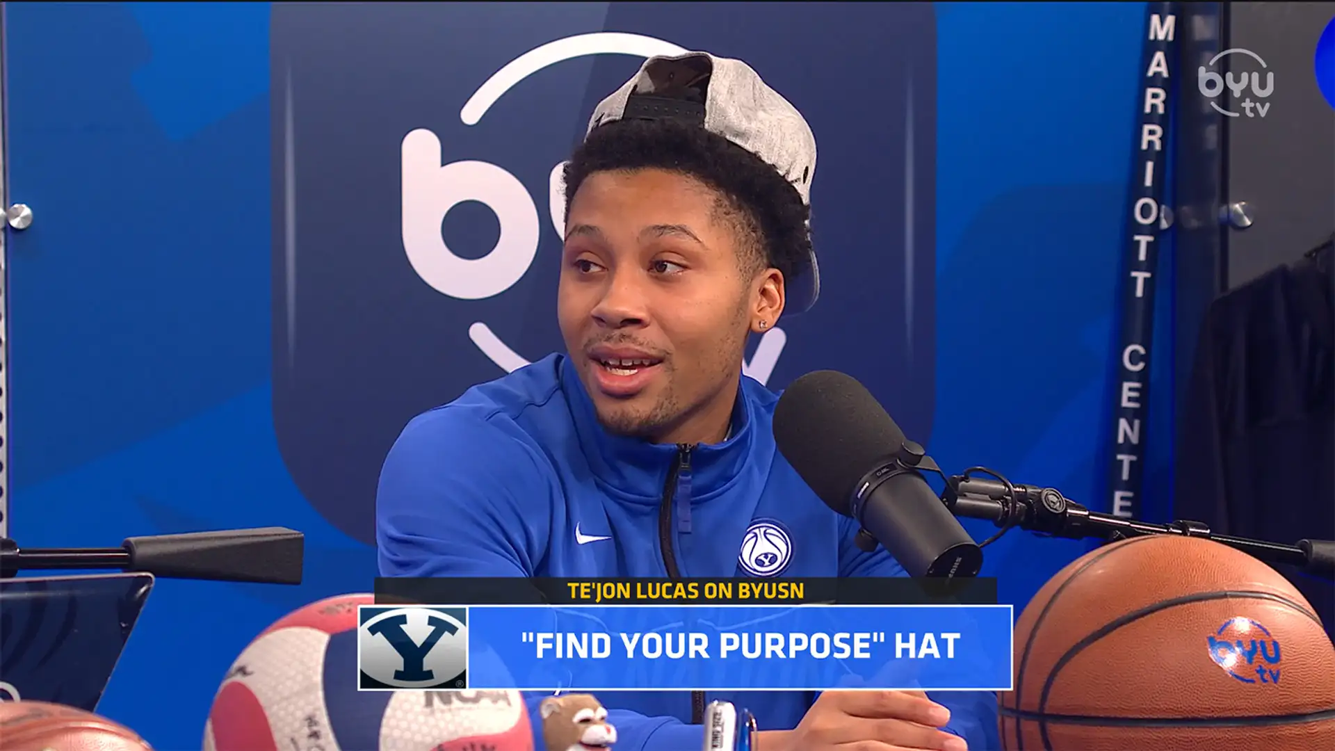 Te'Jon Lucas in the Studio