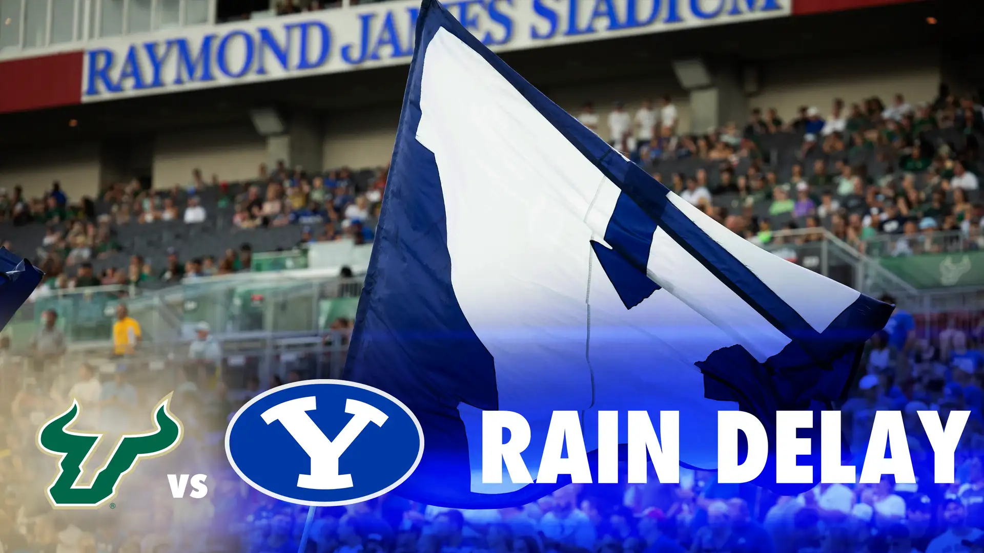 BYU vs South Florida Rain Delay